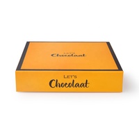 Boîte d'emballage de truffe de chocolat boîte d'emballage de chocolat imprimé boîte de chocolat de qualité alimentaire emballage de luxe