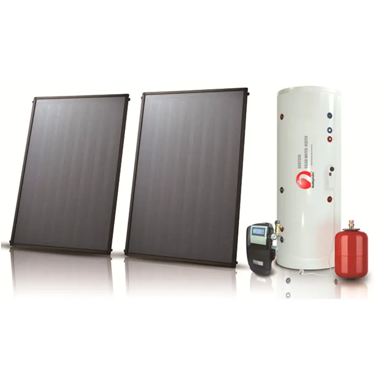 Split flat plate solar panel pressurized solar hot water heater with china manufacturer