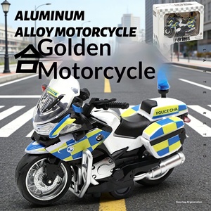 Modèle de <span class=keywords><strong>moto</strong></span> de <span class=keywords><strong>patrouille</strong></span> de cavalerie en alliage de fer, échelle 1:5, <span class=keywords><strong>jouet</strong></span> pour enfants, décoration, figurine, machine, vente chaude transfrontalière - Product Image 5