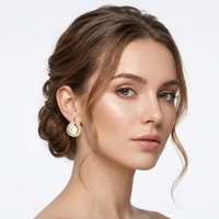 Bijoux Tendance 2026 : Boucles d'Oreilles Perle Mode, Clips d'Oreilles, Boucles d'Oreilles CZ Sans Perçage, Accessoires Plaqué Or 18K pour Femme