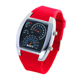 Relojes Deportivos de Moda para Hombre y Mujer al por Mayor, Económicos, con Esfera de Turbina Estilo Aviación y Luces Intermitentes - Product Image 3