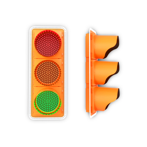 300mm esfera circular completa led matriz do ponto do tráfego da direção do veículo luzes do sinal - Product Image 2