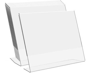 Rõ Ràng Nhà Hàng Acrylic Bảng Menu <span class=keywords><strong>Display</strong></span> Chủ Đứng/T Hình Dạng Bảng Lều Chủ Thẻ - Product Image 3