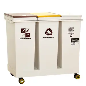 Sorting Trash Can For Household With Lid For Living Room Large Kitchen Dedicated Dry And Wet Separation Trash Can