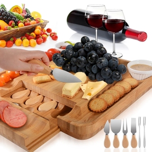 2021 boda regalo bandeja o casa calentamiento presente gran embutidos queso cuadrada junta y cuchillo - Product Image 5