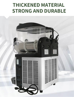 Máquina Comercial para Hacer Bebidas Congeladas, 12L, Tanque Único, Bobina de Inducción, Garantía de 4 Años, Uso en Fábricas de Bebidas, Recipiente a Presión
