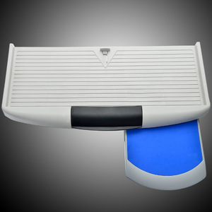 Bandeja de teclado de plástico Xinshengfa con almohadilla azul para escritorio de computadora, diseño engrosado, material ABS - Product Image 1