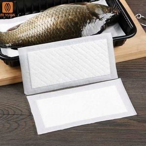 Wholesale Disposable Food Grade 210*150mm Eco-Friendly High <b>Fresh</b>-Keeping Absorbent Soaker Pad for Meat Fish Seafood Packaging - Product Image 3
