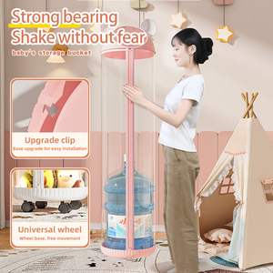 Tổ Chức Búp Bê Lưu Trữ Xô Hộp Thùng Với Dây Kéo Đồ Chơi Lưu Trữ Xô Trẻ Em Của Búp Bê Lưu Trữ Xi Lanh Sang Trọng Búp Bê - Product Image 3