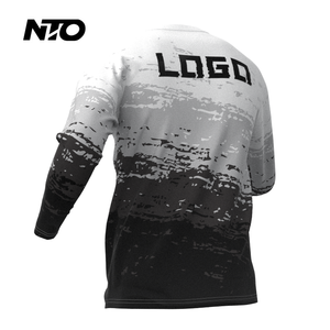 山地自行车下坡赛车服越野摩托车齿轮防晒快干t恤赛车越野服装 - Product Image 3