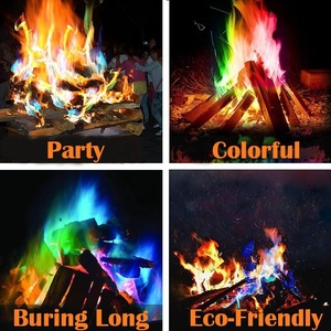 Camping hoguera fiesta boda cambio colorido llama de fuego mágico precio de fábrica - Product Image 5