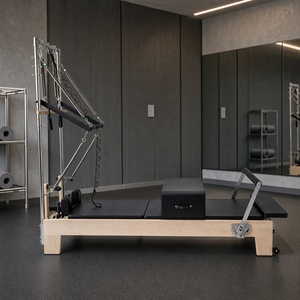 Máquina <span class=keywords><strong>de</strong></span> <span class=keywords><strong>Pilates</strong></span> <span class=keywords><strong>de</strong></span> Alta Gama, Hecha <span class=keywords><strong>de</strong></span> Madera, con Estructura Tipo Torre, Utilizada para Entrenamiento <span class=keywords><strong>de</strong></span> <span class=keywords><strong>Pilates</strong></span> y Yoga - Product Image 1