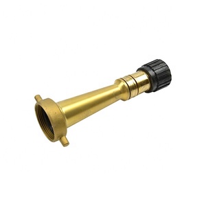 Boquilla de manguera de fuego marina de latón con chorro de agua pulverizada de 1,5 pulgadas de alta calidad - Product Image 4
