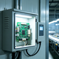 Fabricant de circuits imprimés (PCBA) pour contrôle d'éclairage industriel, LED, avec fonctions de gradation intelligente et de temporisation, certifié ISO9001, OEM/ODM, solution complète