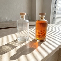 Bouteille en verre transparente pour whisky, la plus vendue, vide, 500 ml, 700 ml, pour distillerie, vodka, gin, bourbon