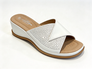 Sandalias de Plataforma con Pedrería para Mujer, Diseño Abierto, Tiras Cruzadas, Suela Gruesa, Casuales de Playa, Venta al Por Mayor, Diseño Personalizado OEM ODM - Product Image 6