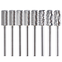 Fraise à ongles professionnelle multifonctionnelle en carbure, embouts de ponceuse à ongles, lime à ongles pour outils de manucure et nail art