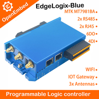 Sistema de Control de Automatización Industrial PLC PAC RS485 4G/LTE CAN Gateway MediaTek Controlador Lógico Programable