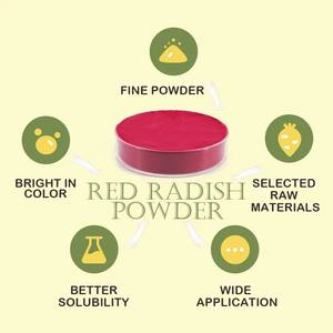 Prix de gros de haute qualité 100% extrait de radis naturel de qualité alimentaire radis rouge poudre japonais japon - Product Image 3