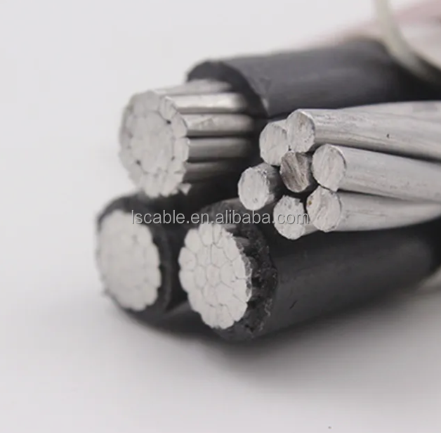 Aerial Bundled Aluminum Alloy Cable 250mcm AAAC Conductor with Grease