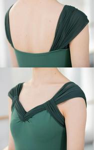 Sexy Ballet Danse Justaucorps Bretelles Dos Nu Tutu Ballerine Danse Compétition Costume Formation Yoga <span class=keywords><strong>Gymnastique</strong></span> pour Femmes - Product Image 6