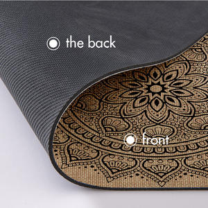 Manteles individuales cuadrados de PVC estilo bohemio, antideslizantes y aislantes del calor para comedor, no requieren lavado. - Product Image 5