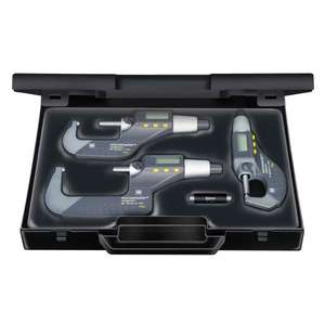 TESA TECHNOLOGY - 06030029 Set of 3 digital external <b>micrometers</b> - EAN 7630041116335 <b>MICROMETERS</b> AND DIAL GAUGES - Product Image 1