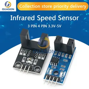 F249 Módulo Sensor de Velocidade infravermelho de 4 pinos para Arduino/51/AVR/PIC 3.3V-5V de alta qualidade