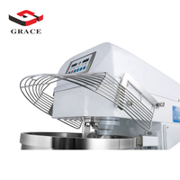Grand mélangeur de pâte commercial de 130 litres de capacité double moteur double vitesse 50 KG spirale pour farines-état neuf