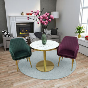 Ghế ăn bọc vải đỏ phong cách Bắc Âu dành cho nhà ở, phòng ăn, nhà hàng, khách sạn, sự kiện, tiệc chiêu đãi - Product Image 5