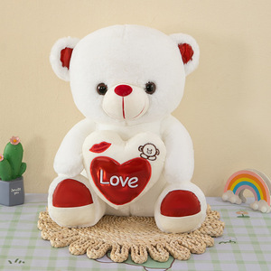 Oso de Peluche de Dibujos Animados Relleno de Algodón PP al por Mayor, Juguete de Peluche Suave para Abrazar, Alivia el Estrés, Muñeco de Peluche, Regalo de San Valentín - Product Image 4