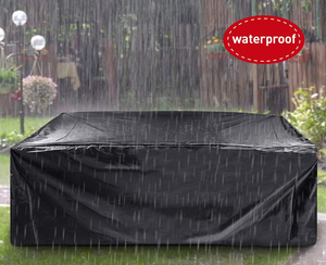 ผ้าคลุมเฟอร์นิเจอร์สวนที่มีความหนาแน่นสูงเทคโนโลยีเกาหลีกันน้ำได้พร้อมบริการตัดกระบวนการ - Product Image 6