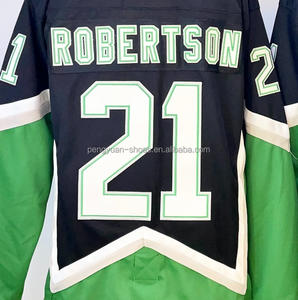 Maglia da Hockey Nazionale di Dallas <span class=keywords><strong>Jake</strong></span> Oettinger Pronta per la Spedizione, Qualità Superiore, Cucita - Product Image 4