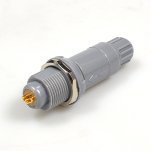 Konektor plastik seri P colokan jantan PKG soket betina 2 3 4 5 6 7 8 9 10 14 Pin konektor dengan mur hijau untuk Medis - Product Image 1