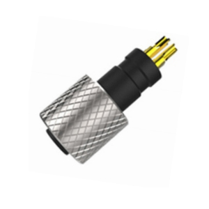 En promotion : Connecteur circulaire USB Type M5 femelle à 4 broches à souder pour applications de surmoulage - Product Image 1