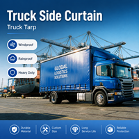 Bâche de camion en vinyle PVC stabilisé aux UV pour rideau latéral, rideau de protection, bâche de protection latérale, bâche de protection arrière, avec accessoires inclus