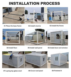 <span class=keywords><strong>Casa</strong></span> Móvil Prefabricada Desmontable para Hotel, Oficina, Dormitorio, Salón de Actividades, <span class=keywords><strong>Casa</strong></span> Contenedor Desmontable - Product Image 6