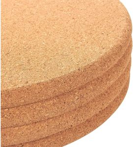 Leecork Chất Lượng Cao Thân Thiện Với Môi Tùy Chỉnh Nút Chai Trivet Lớn Vòng Bằng Gỗ Coaster Cho Bảng Hot Nồi Pad Chủ - Product Image 2