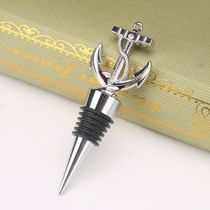 Tapón de Vino de Metal con Ancla y Logotipo Personalizado al por Mayor con Función de Vacío - Regalos de Boda y Recuerdos - Product Image 4