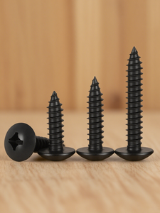 M3M4M5M6 Plated Black Cross/Flat Head Self-tapping <strong>Screws</strong> Large Head <strong>Wood</strong> <strong>Screws</strong> - Product Image 4