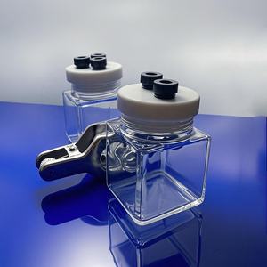 Werkseitig angepasste säure beständige Quarz-H-Zelle (3-Elektrode) für die photo katalytische Elektro chemie mit hoher Licht durchlässigkeit - Product Image 3