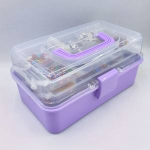 กล่องของขวัญพลาสติกทำมือแบบกำหนดเอง เป็นมิตรกับสิ่งแวดล้อม ชุดงานฝีมือประดับกลิตเตอร์ปอมปอม ของเล่นเด็ก ชุดงานศิลปะเพื่อการศึกษา งานฝีมือสำหรับใช้ในบ้าน - Product Image 6