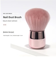 Brosse à poussière pour ongles en forme de champignon à manche court TSZS, brosses de nettoyage douces pour manucure, pour salon de manucure, bricolage, vente en gros