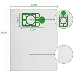 <strong>Vacuum</strong> <strong>Cleaner</strong> Microfibre Dust Bags Compatible With <strong>Henry</strong> Numatic Hetty, Basil, James - Product Image 2