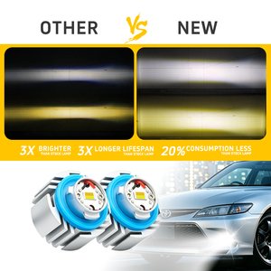 หลอดไฟตัดหมอก LED สีคู่สำหรับฮ<span class=keywords><strong>อน</strong></span><span class=keywords><strong>ด้า</strong></span>ซิวิคแอคคอร์ด52วัตต์สลับ3000K อำพันและ6500K แคนบัสสีขาวไม่มีการดัดแปลง - Product Image 4