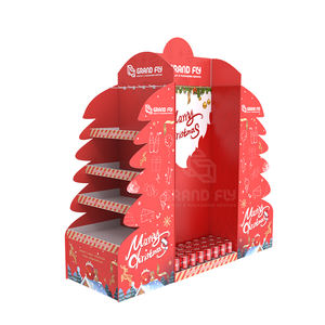 Exhibidores de Cartón Corrugado para Árboles de Navidad, Proveedores Chinos, Exhibidores de Piso para Tarjetas de Año Nuevo, Regalos, Libros y Papel - Product Image 6