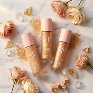 Set de 3 Piezas de Base de Maquillaje <span class=keywords><strong>Elf</strong></span> Foundation, Ligera, Hidratante, Iluminadora, Corrector de Larga Duración, Aspecto Natural - Product Image 2