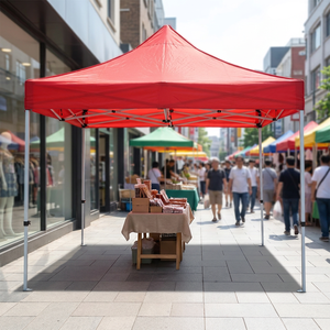 Tente Pop-Up Rétractable 3x3M, Couche Unique, Toile Oxford Durable, Auvent Imperméable pour Événements Sportifs et Extérieurs - Product Image 1