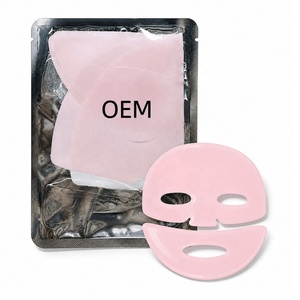 Masque Visage Hydrogel au Collagène <span class=keywords><strong>Bio</strong></span> ADN de Saumon PDRN Marque Blanche Éclaircissant Raffermissant avec Acide Hyaluronique Vitamine C Végétalien OEM - Product Image 1