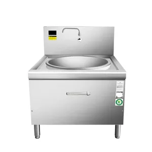 Đầu đơn đuôi thương mại lớn nồi Đốt Nhà hàng cảm ứng bếp công suất cao thiết bị nhà bếp Lò Chiên Điện - Product Image 1